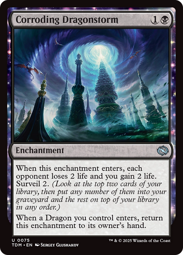 Corroding Dragonstorm [Tarkir: Dragonstorm] | Shuffle n Cut Hobbies & Games