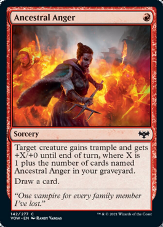 Ancestral Anger [Innistrad: Crimson Vow] | Shuffle n Cut Hobbies & Games