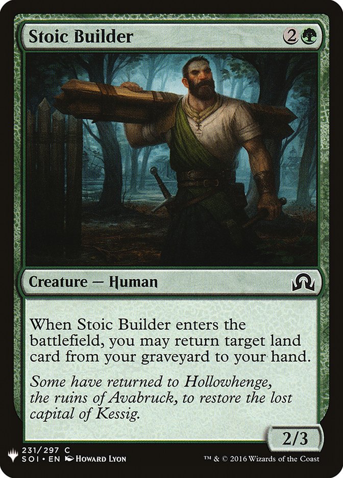 Stoic Builder [Mystery Booster] | Shuffle n Cut Hobbies & Games