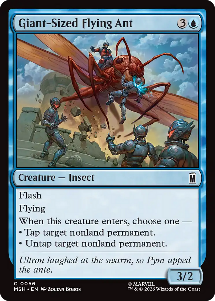 Giant-Sized Flying Ant [Marvel Super Heroes] | Shuffle n Cut Hobbies & Games