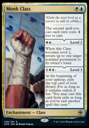Monk Class (Promo Pack) [Dungeons & Dragons: Adventures in the Forgotten Realms Promos] | Shuffle n Cut Hobbies & Games