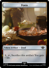 Ballistic Boulder // Food (0023) Double-Sided Token (Surge Foil) [The Lord of the Rings: Tales of Middle-Earth Tokens] | Shuffle n Cut Hobbies & Games