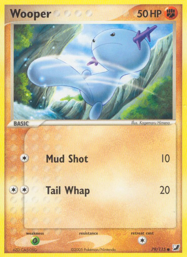 Wooper (79/115) [EX: Unseen Forces] | Shuffle n Cut Hobbies & Games
