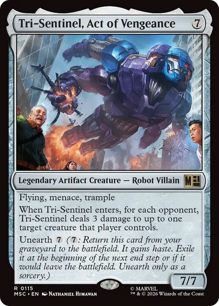 Tri-Sentinel, Act of Vengeance [Marvel Super Heroes Commander] | Shuffle n Cut Hobbies & Games