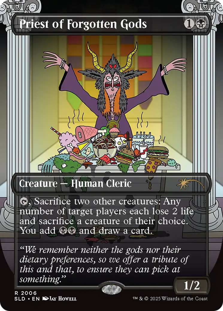 Priest of Forgotten Gods (Rainbow Foil) [Secret Lair Drop Series] | Shuffle n Cut Hobbies & Games