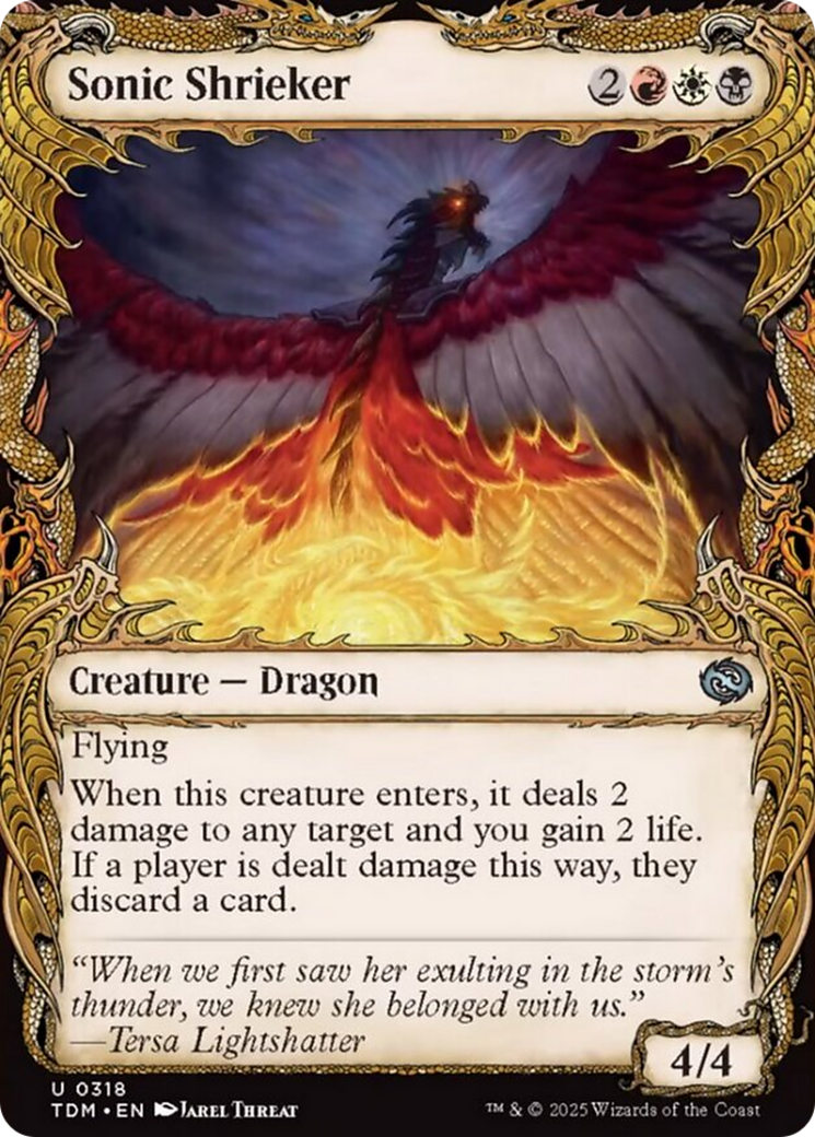 Sonic Shrieker (Showcase) [Tarkir: Dragonstorm] | Shuffle n Cut Hobbies & Games