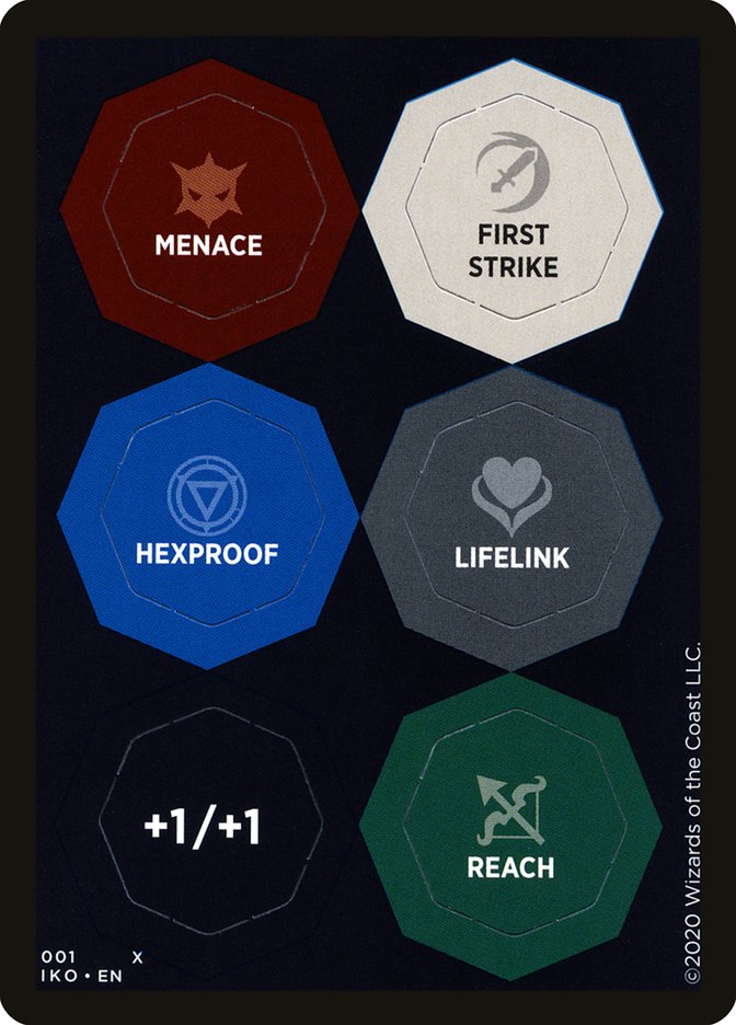 Ability Punchcard (001) [Ikoria: Lair of Behemoths Tokens] | Shuffle n Cut Hobbies & Games