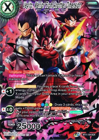 Vegito, Warrior From Another Dimension (BT11-154) [Vermilion Bloodline] | Shuffle n Cut Hobbies & Games