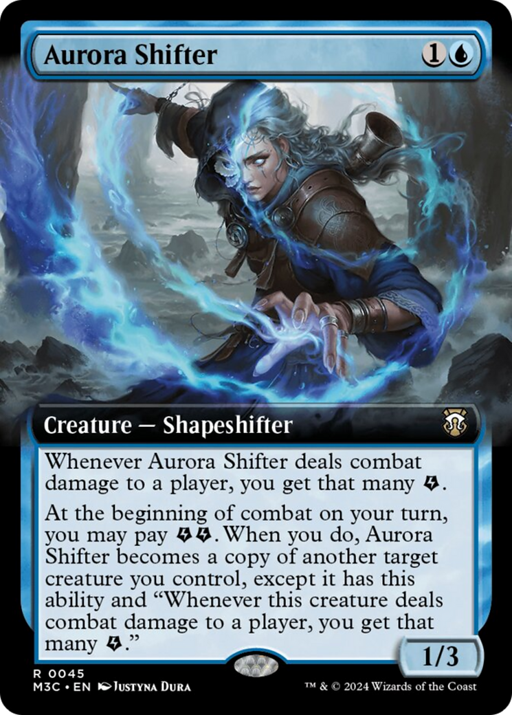Aurora Shifter (Extended Art) (Ripple Foil) [Modern Horizons 3 Commander] | Shuffle n Cut Hobbies & Games
