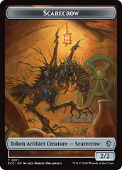Saproling // Scarecrow Double-Sided Token [Lorwyn Eclipsed Tokens] | Shuffle n Cut Hobbies & Games