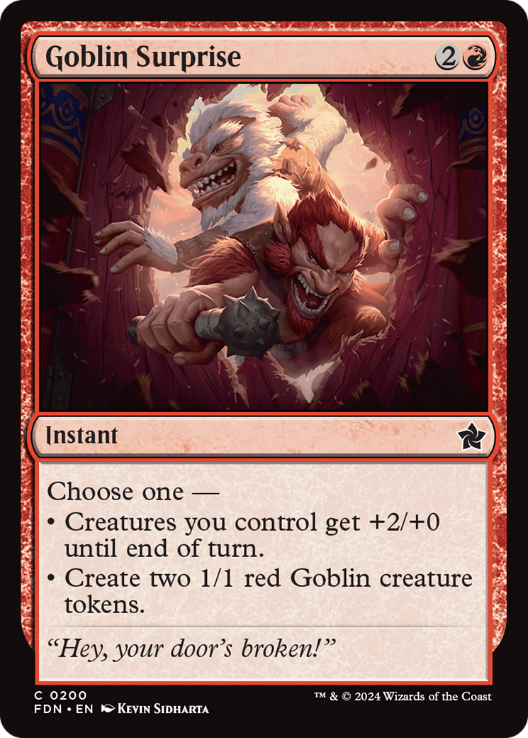 Goblin Surprise [Foundations] | Shuffle n Cut Hobbies & Games