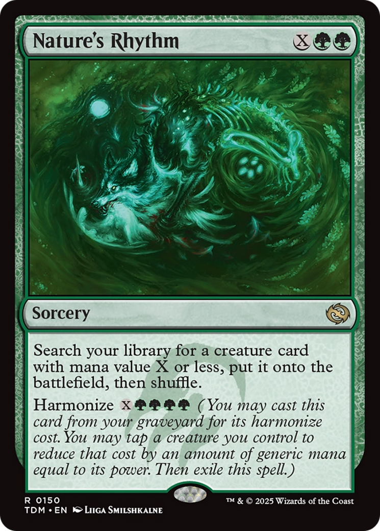 Nature's Rhythm [Tarkir: Dragonstorm] | Shuffle n Cut Hobbies & Games
