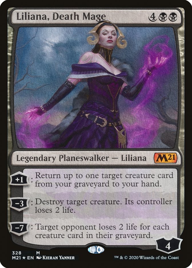 Liliana, Death Mage [Core Set 2021] | Shuffle n Cut Hobbies & Games