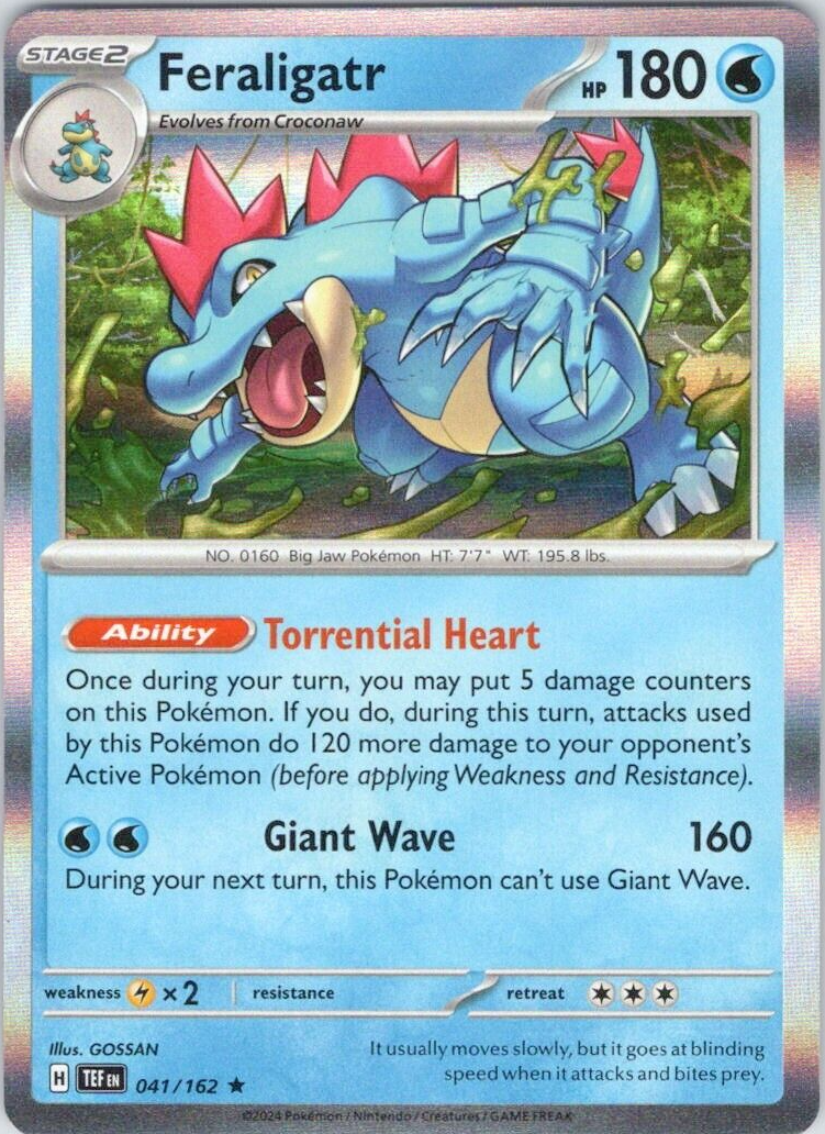 Feraligatr (041/162) [Scarlet & Violet: Temporal Forces] | Shuffle n Cut Hobbies & Games