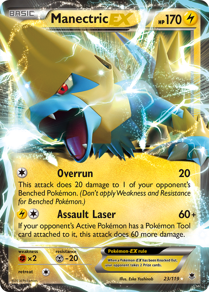 Manectric EX (23/119) [XY: Phantom Forces] | Shuffle n Cut Hobbies & Games