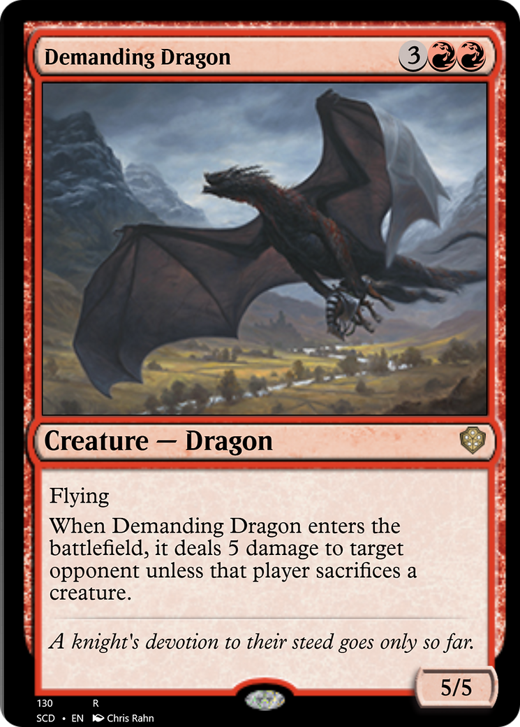 Demanding Dragon [Starter Commander Decks] | Shuffle n Cut Hobbies & Games