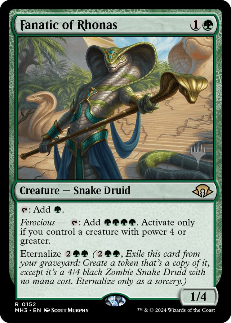 Fanatic of Rhonas [Lorwyn Eclipsed Promos] | Shuffle n Cut Hobbies & Games