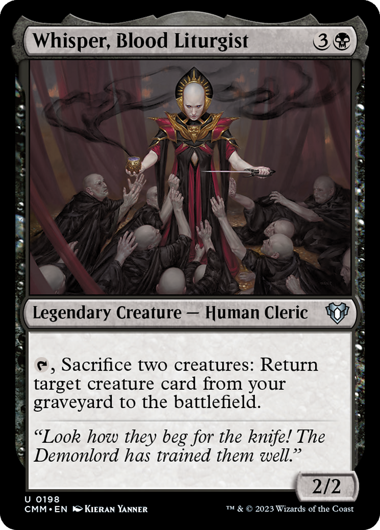 Whisper, Blood Liturgist [Commander Masters] | Shuffle n Cut Hobbies & Games