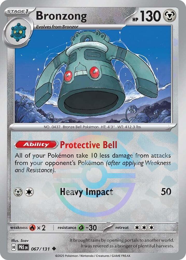 Bronzong (067/131) (Poke Ball Pattern) [Scarlet & Violet: Prismatic Evolutions] | Shuffle n Cut Hobbies & Games