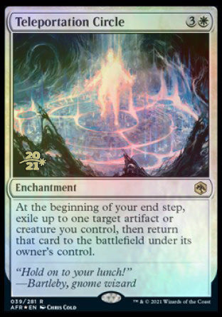 Teleportation Circle [Dungeons & Dragons: Adventures in the Forgotten Realms Prerelease Promos] | Shuffle n Cut Hobbies & Games