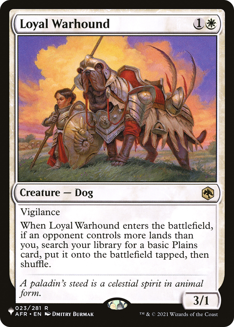 Loyal Warhound [The List] | Shuffle n Cut Hobbies & Games