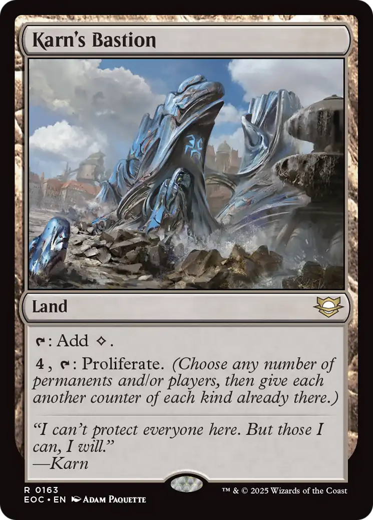 Karn's Bastion [Edge of Eternities Commander] | Shuffle n Cut Hobbies & Games