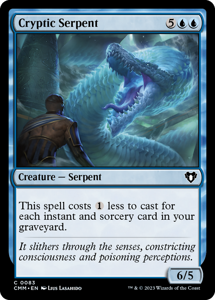 Cryptic Serpent [Commander Masters] | Shuffle n Cut Hobbies & Games