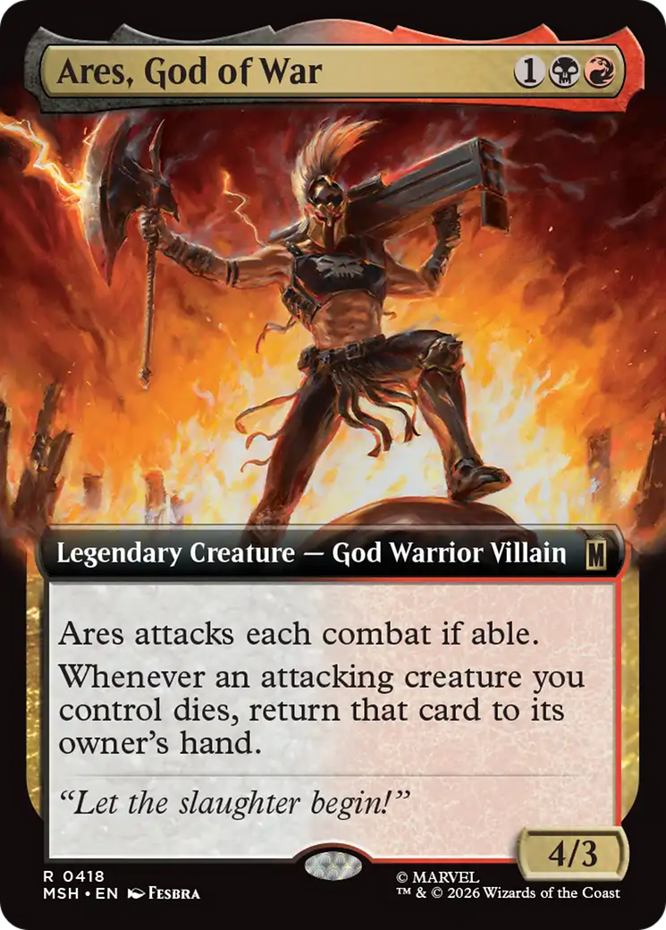 Ares, God of War (Extended Art) [Marvel Super Heroes] | Shuffle n Cut Hobbies & Games