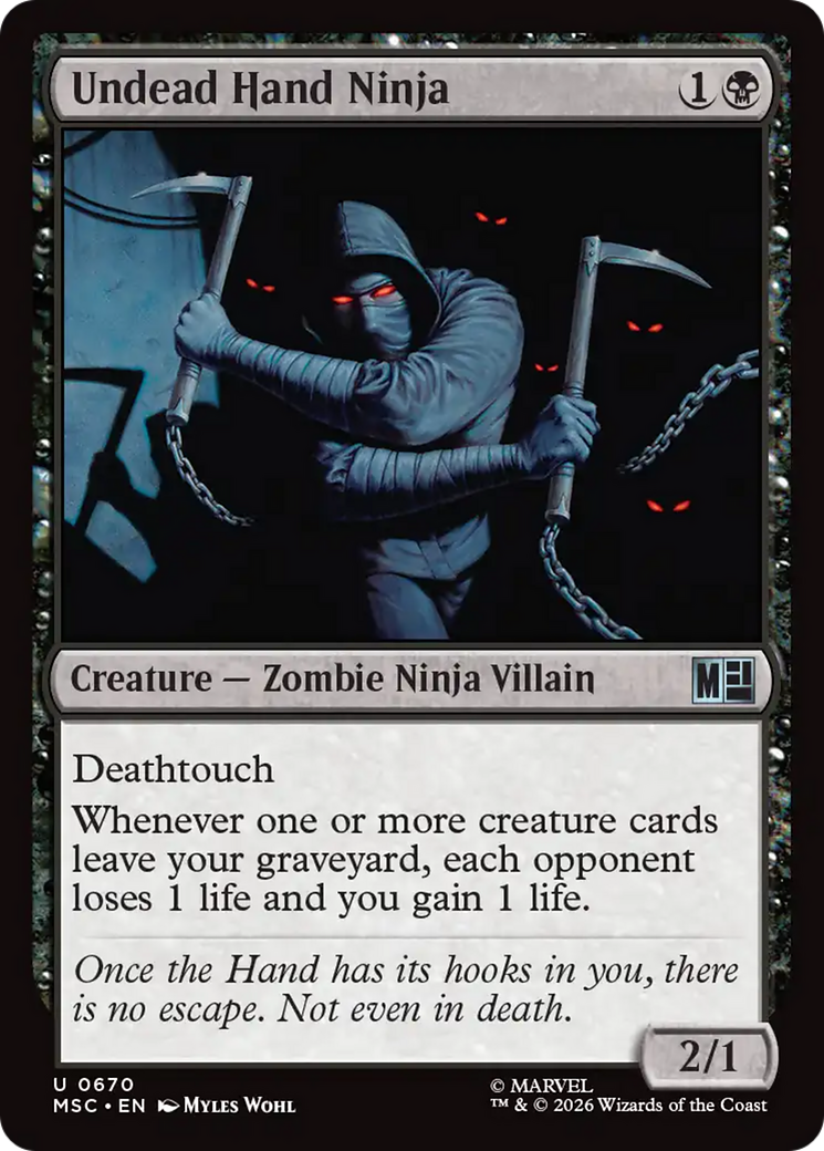 Undead Hand Ninja [Marvel Super Heroes Commander] | Shuffle n Cut Hobbies & Games