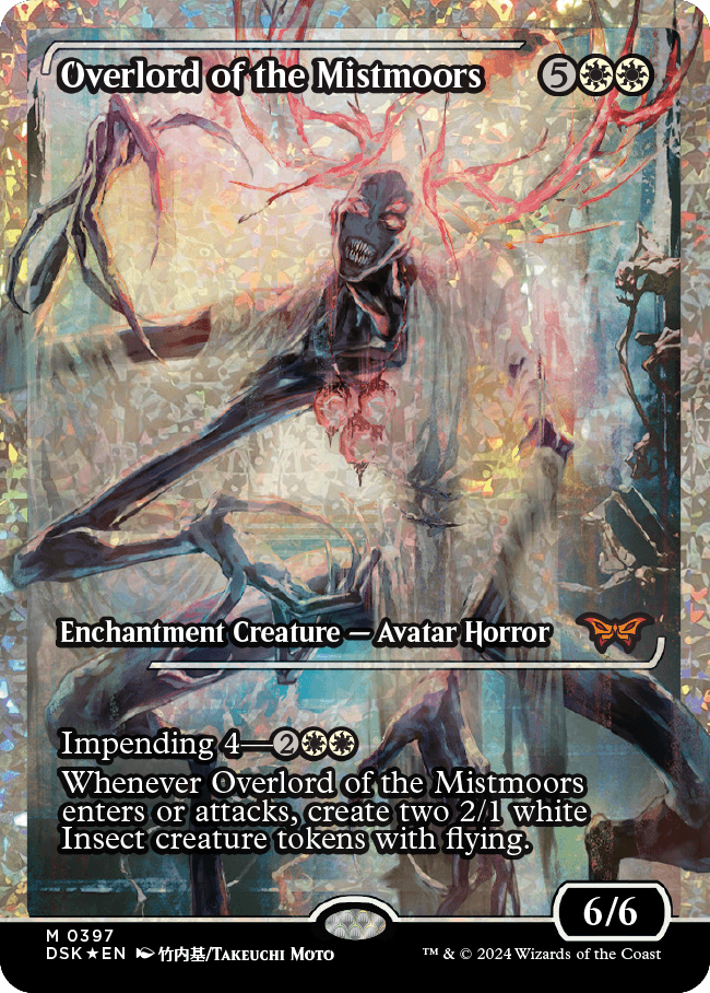 Overlord of the Mistmoors (Japan Showcase Fracture Foil) [Duskmourn: House of Horror] | Shuffle n Cut Hobbies & Games