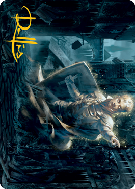 Dennick, Pious Apparition Art Card (Gold-Stamped Signature) [Innistrad: Midnight Hunt Art Series] | Shuffle n Cut Hobbies & Games