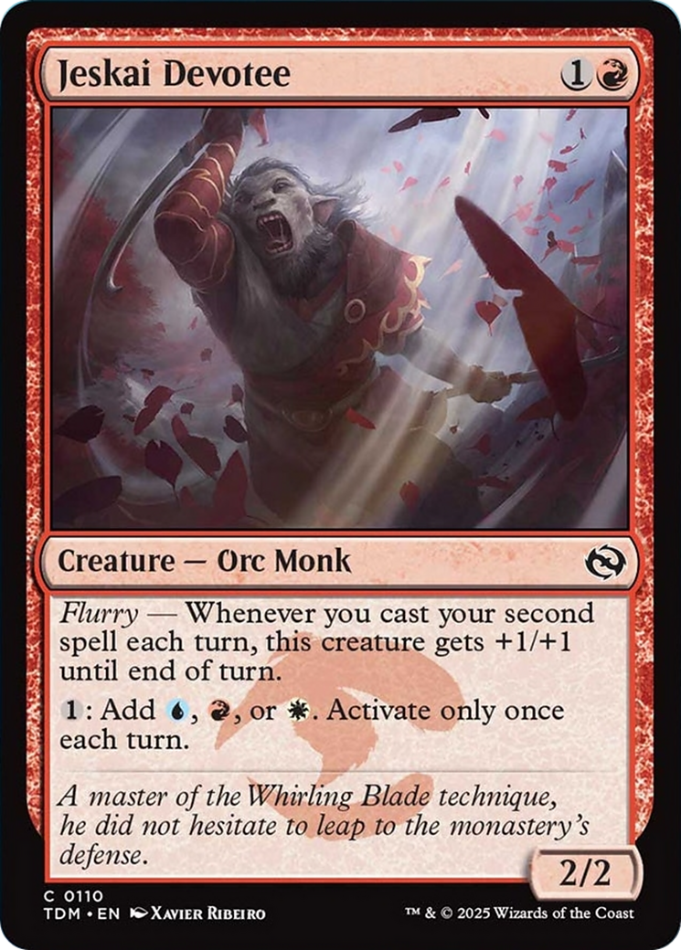 Jeskai Devotee [Tarkir: Dragonstorm] | Shuffle n Cut Hobbies & Games