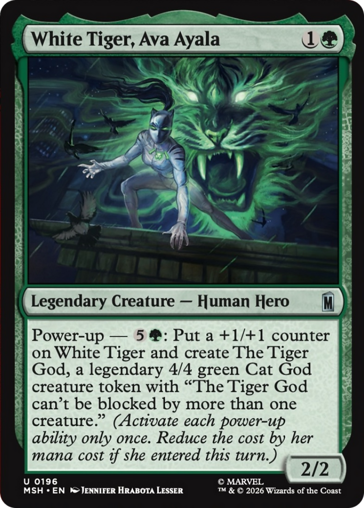 White Tiger, Ava Ayala [Marvel Super Heroes] | Shuffle n Cut Hobbies & Games