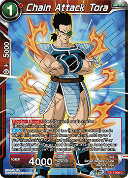 Chain Attack Tora (Common) (BT13-006) [Supreme Rivalry] | Shuffle n Cut Hobbies & Games