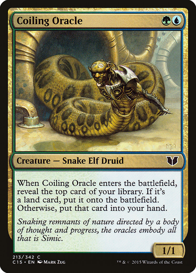 Coiling Oracle [Commander 2015] | Shuffle n Cut Hobbies & Games