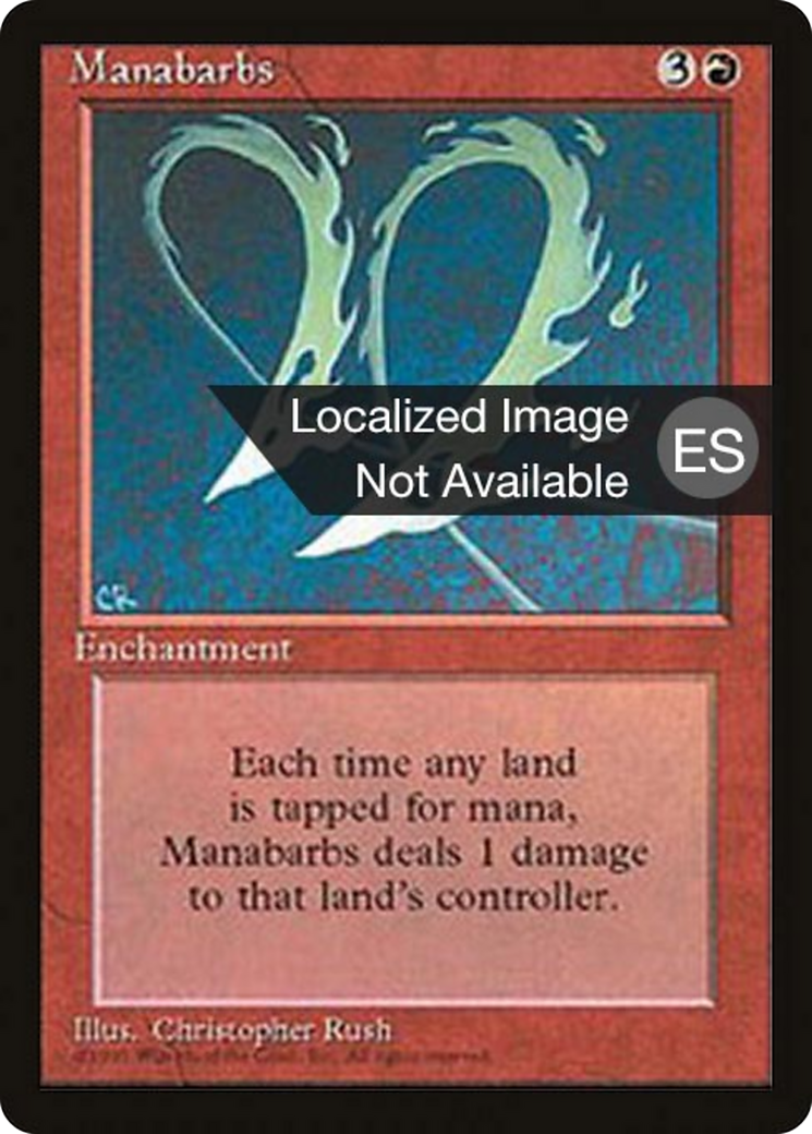 Manabarbs [Fourth Edition Foreign Black Border] | Shuffle n Cut Hobbies & Games