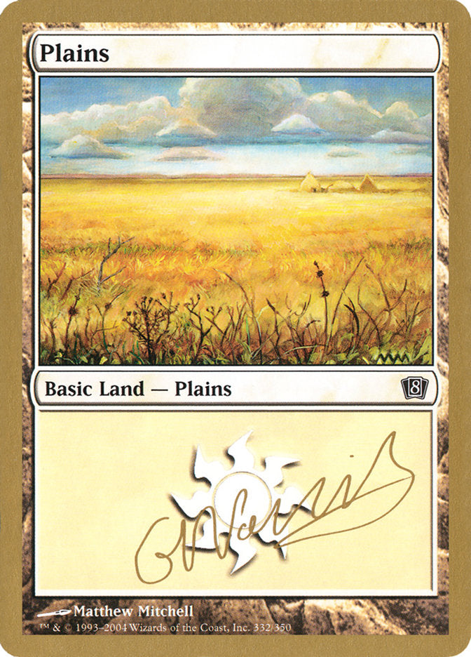 Plains (gn332) (Gabriel Nassif) [World Championship Decks 2004] | Shuffle n Cut Hobbies & Games