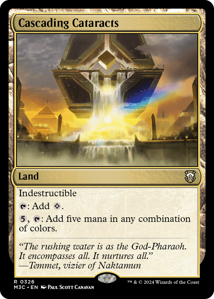 Cascading Cataracts (Ripple Foil) [Modern Horizons 3 Commander] | Shuffle n Cut Hobbies & Games