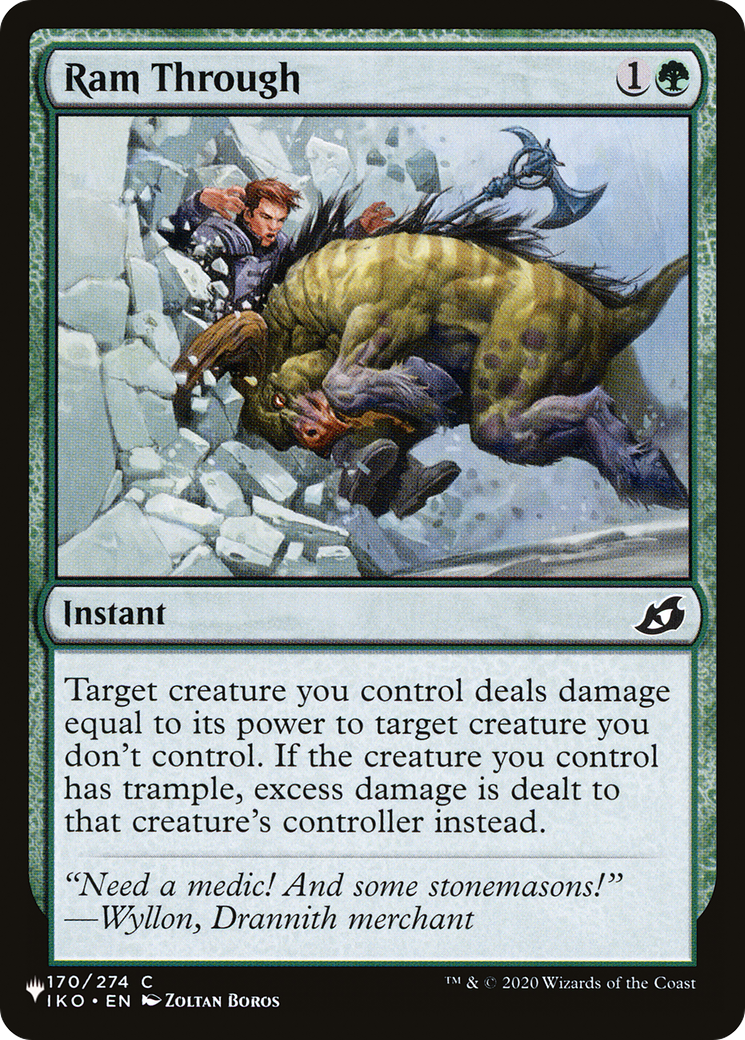 Ram Through [The List] | Shuffle n Cut Hobbies & Games