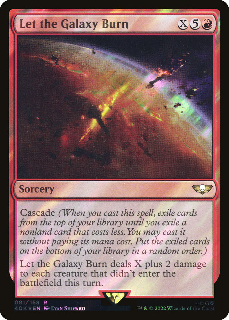 Galaxy Sword - Sword of Forge and Frontier [Secret Lair Drop Series] | Shuffle n Cut Hobbies & Games
