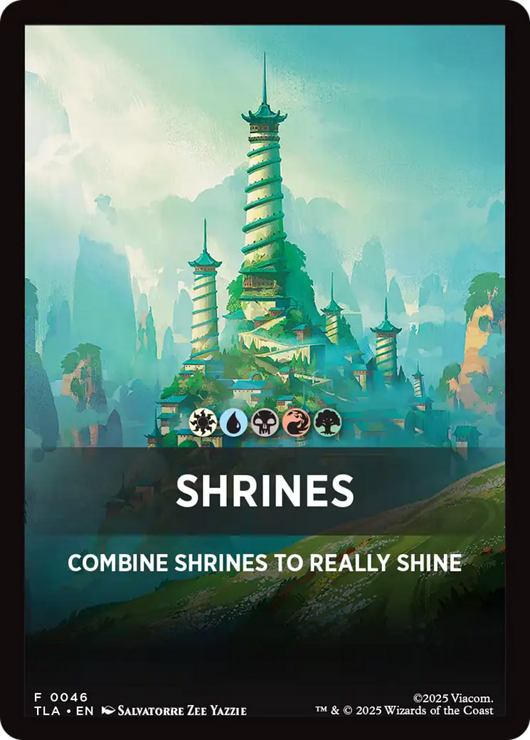 Shrines Theme Card [Avatar: The Last Airbender Tokens] | Shuffle n Cut Hobbies & Games
