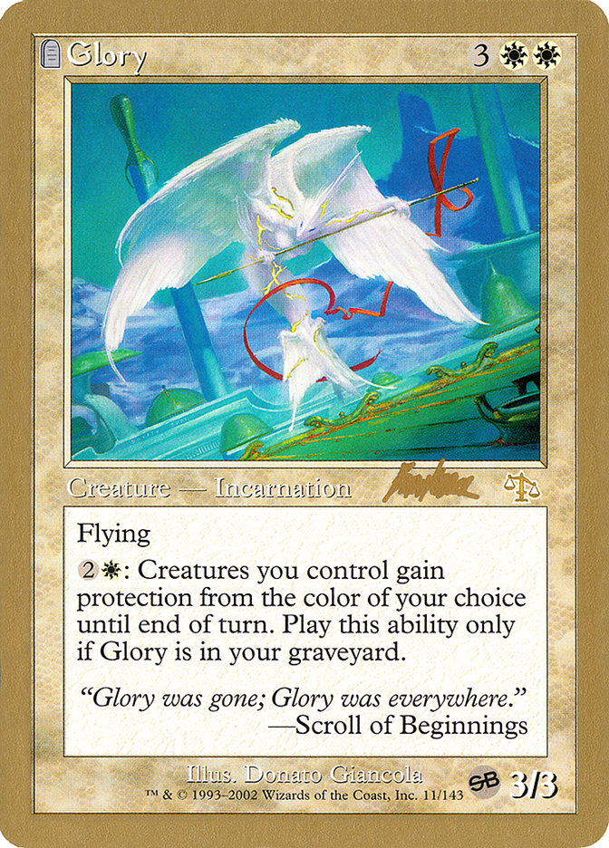 Glory (Brian Kibler) (SB) [World Championship Decks 2002] | Shuffle n Cut Hobbies & Games