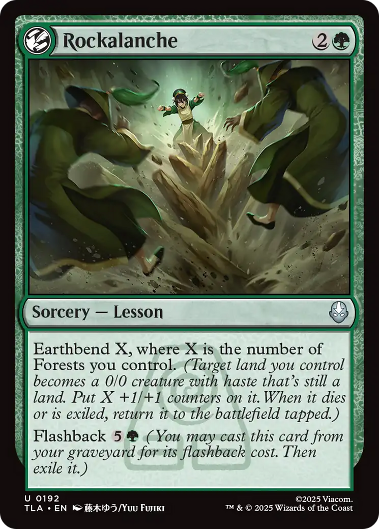 Rockalanche [Avatar: The Last Airbender] | Shuffle n Cut Hobbies & Games