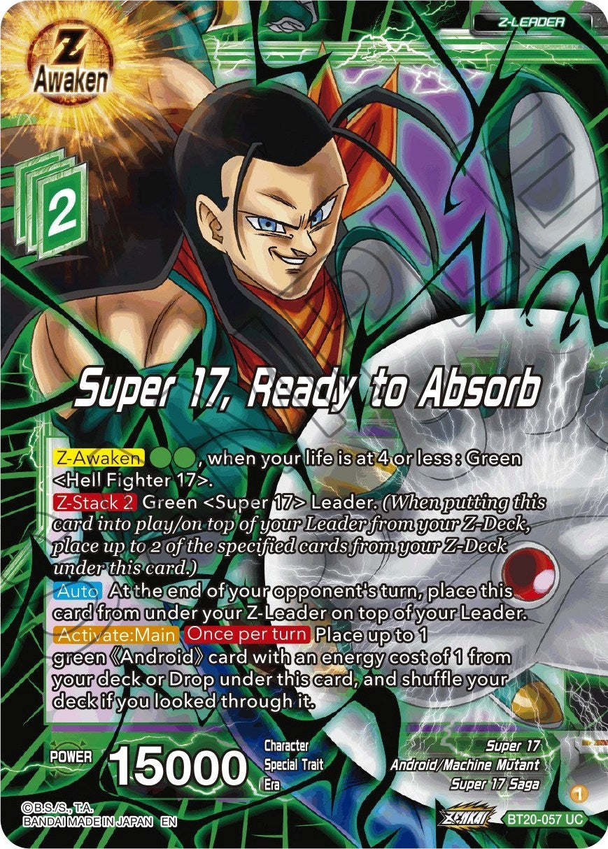 Super 17, Ready to Absorb (BT20-057) [Power Absorbed] | Shuffle n Cut Hobbies & Games