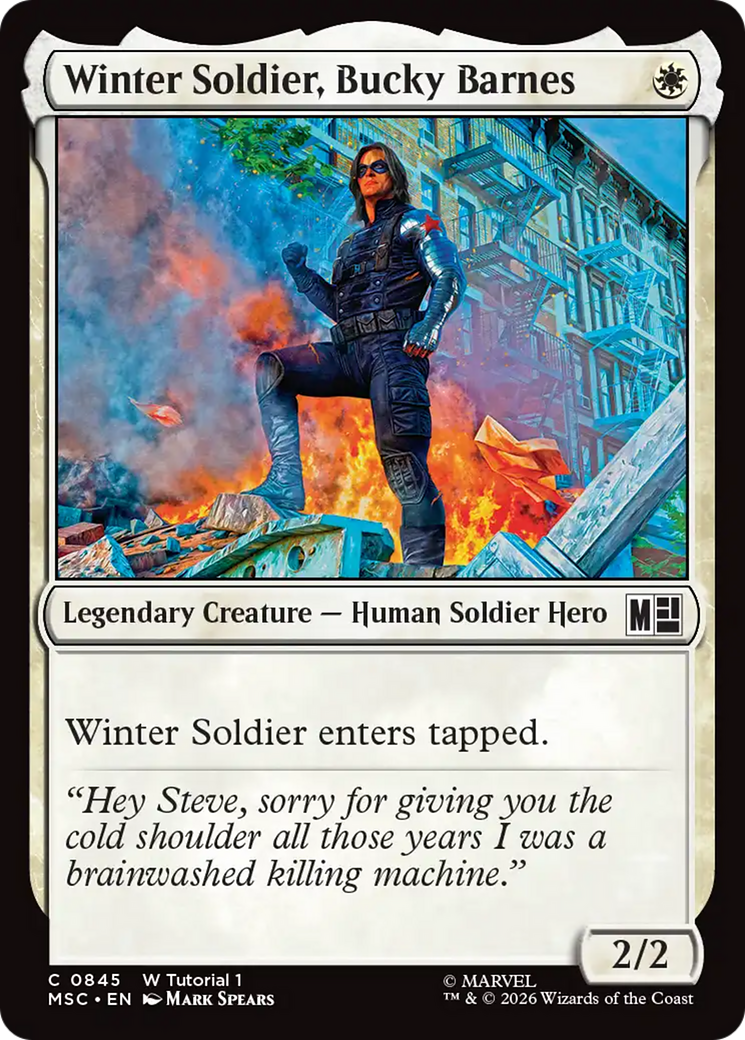 Winter Soldier, Bucky Barnes [Marvel Super Heroes Commander] | Shuffle n Cut Hobbies & Games