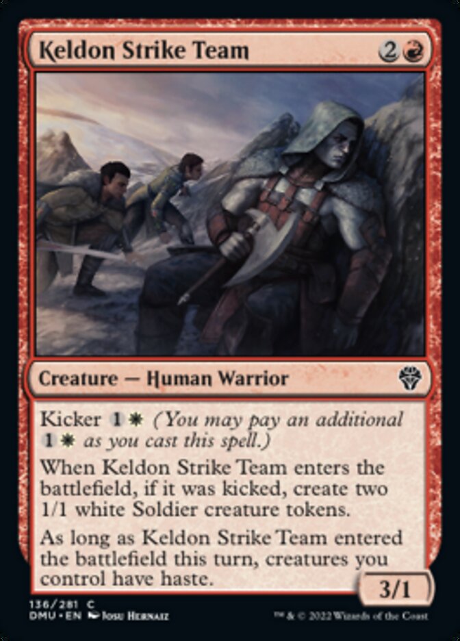 Keldon Strike Team [Dominaria United] | Shuffle n Cut Hobbies & Games