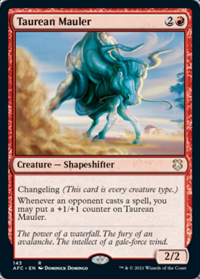Taurean Mauler [Dungeons & Dragons: Adventures in the Forgotten Realms Commander] | Shuffle n Cut Hobbies & Games