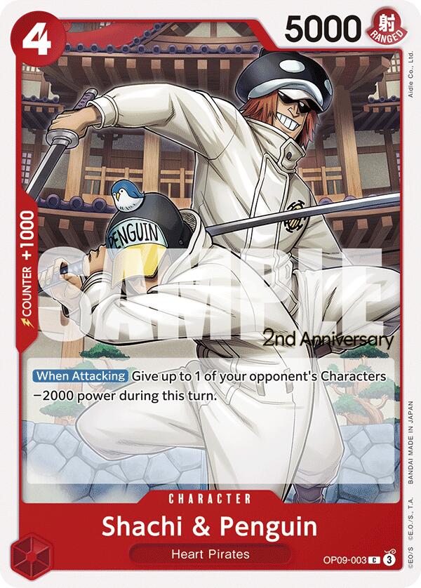 Shachi & Penguin [Emperors in the New World: 2nd Anniversary Tournament Cards] | Shuffle n Cut Hobbies & Games