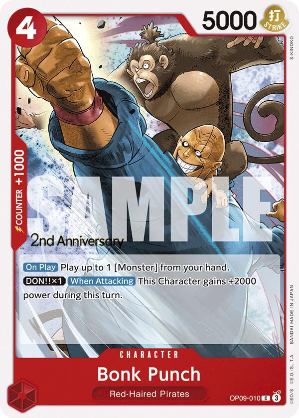 Bonk Punch [Emperors in the New World: 2nd Anniversary Tournament Cards] | Shuffle n Cut Hobbies & Games