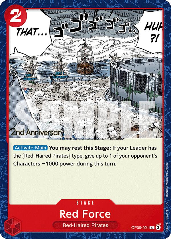Red Force [Emperors in the New World: 2nd Anniversary Tournament Cards] | Shuffle n Cut Hobbies & Games